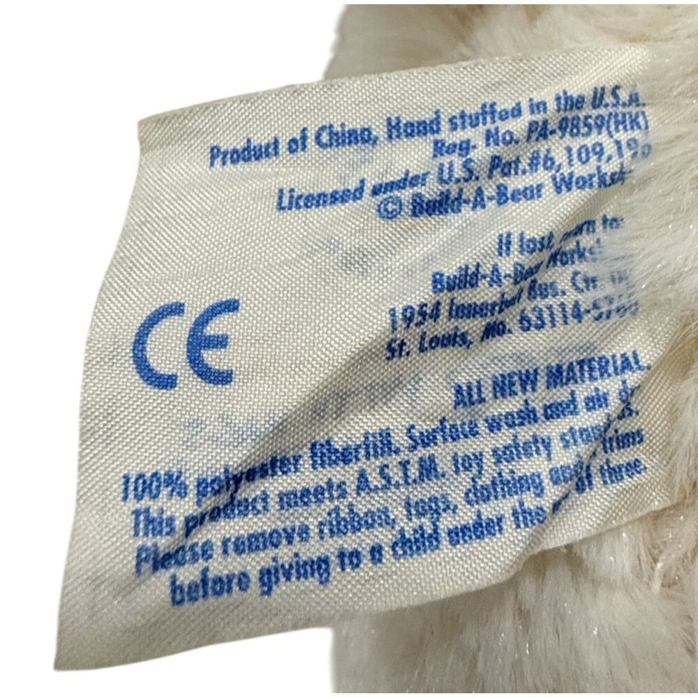Build-A-Bear Workshop Cream Polar Bear 13" Soft Plush Stuffed Animal Toy Soft - Picture 6 of 7